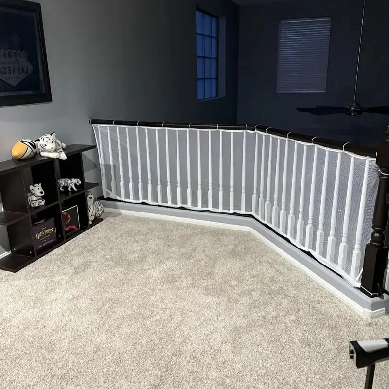 Child Safety Protective Net Multipurpose Durable Stair Balcony Banister Rail Guard Kids Stair Protection Safe Fine Mesh