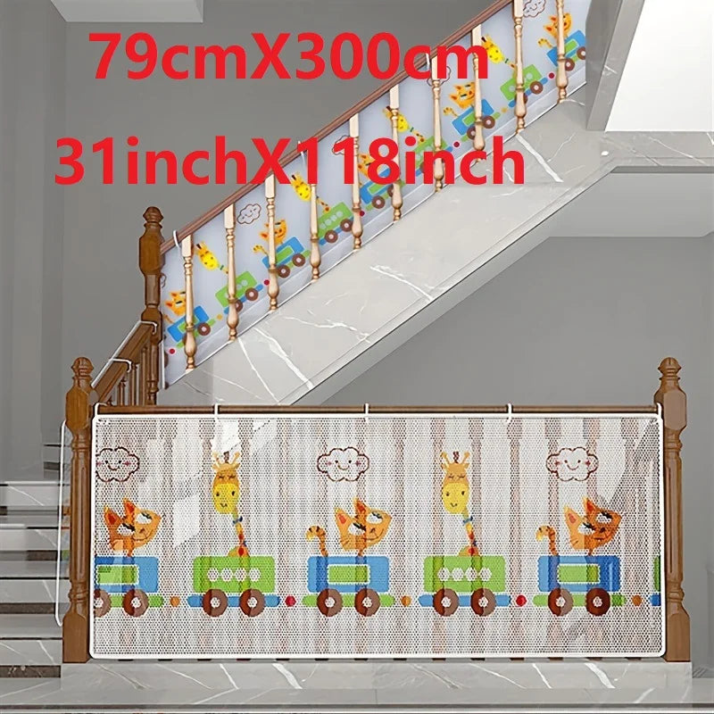 Child Safety Protective Net Multipurpose Durable Stair Balcony Banister Rail Guard Kids Stair Protection Safe Fine Mesh