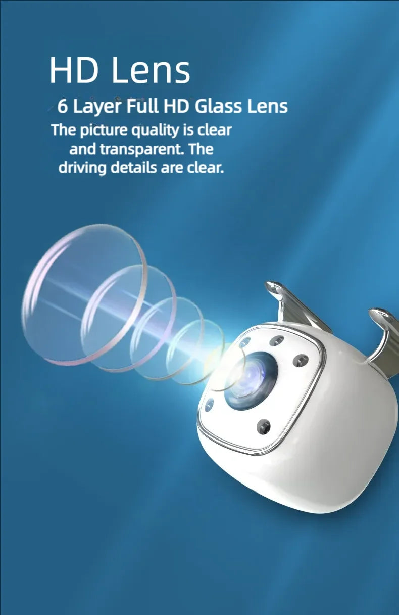 Baby Car Camera 1080P Video Recording and with IR Night Vision HD Night Vision, Support Front and Rear Car Camera