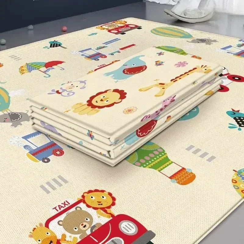 Non Toxic Foldable Baby Play Mat Educational Children's Room Carpet Non Slip and Anti Fall Floor Children's Activity Toys