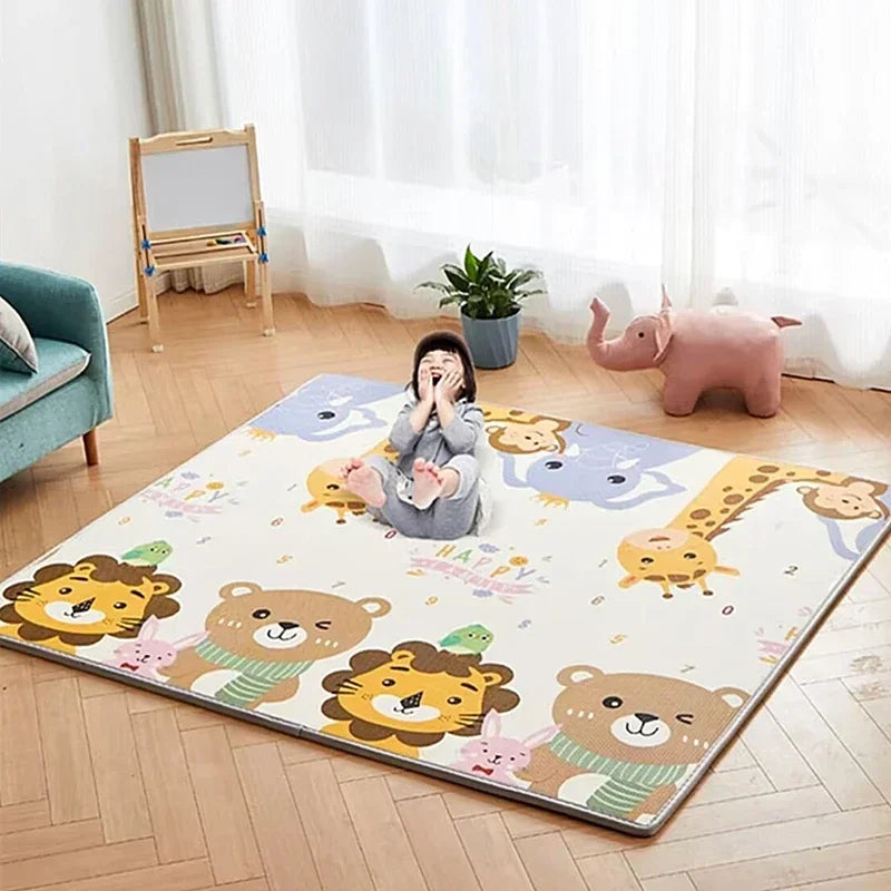 2 thickness options 5 Size Options Crawling Carpet Baby Play Mat Children Rug for Kids Educational Toys Soft Activity Game Floor