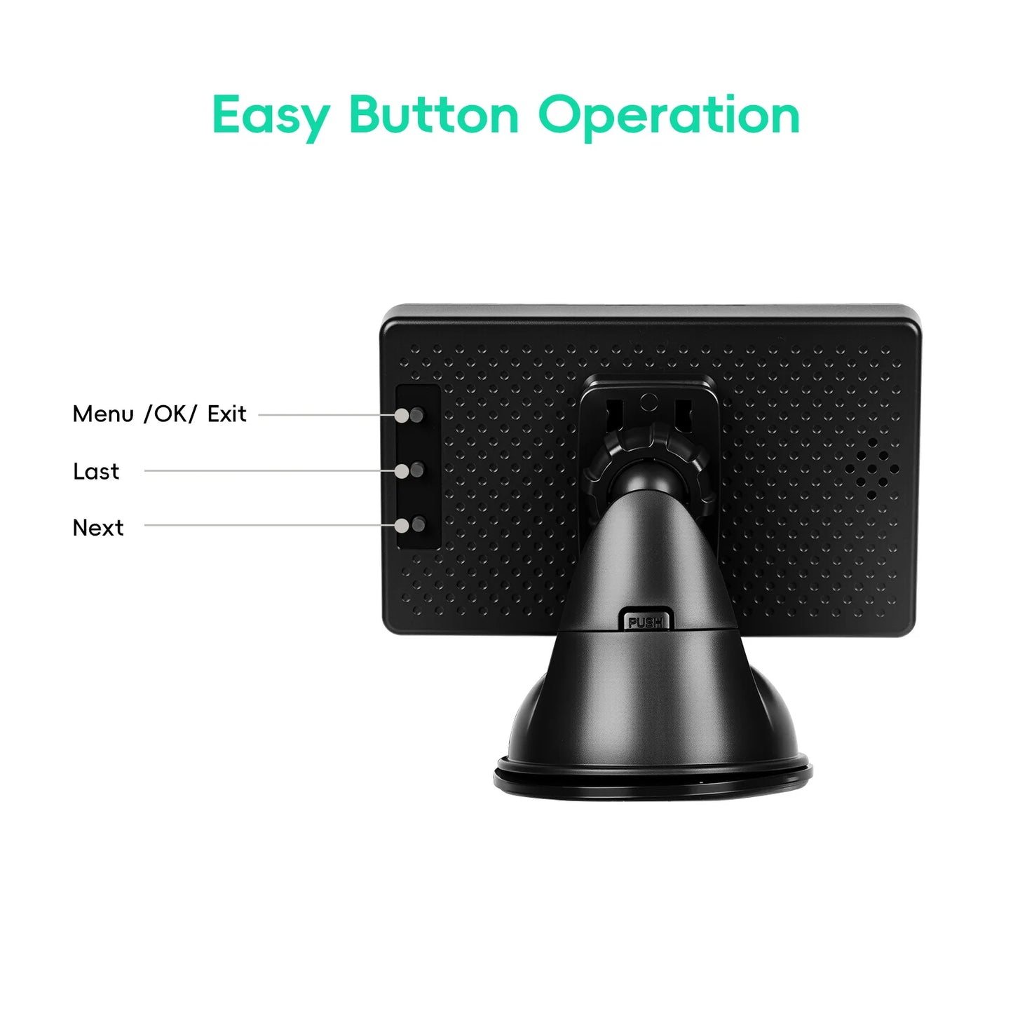 Podofo Car Rear Baby Monitor 4.3'' Car Monitor with Camera Night Vision Wide-Angle Real-time Baby Monitoring Stable Mounting