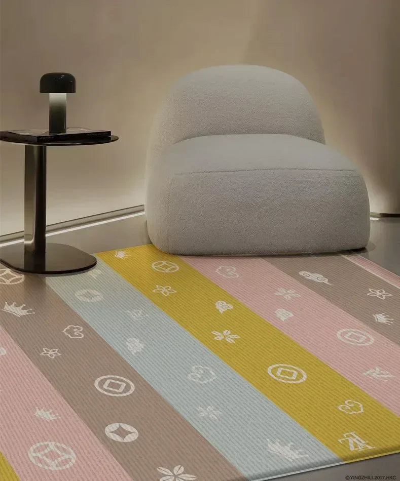 Foldable Portable Baby Play Mat Multi-Functional Baby Crawling Mat with Double-Sided Pattern, Easy Carry Travel Outdoor Camping