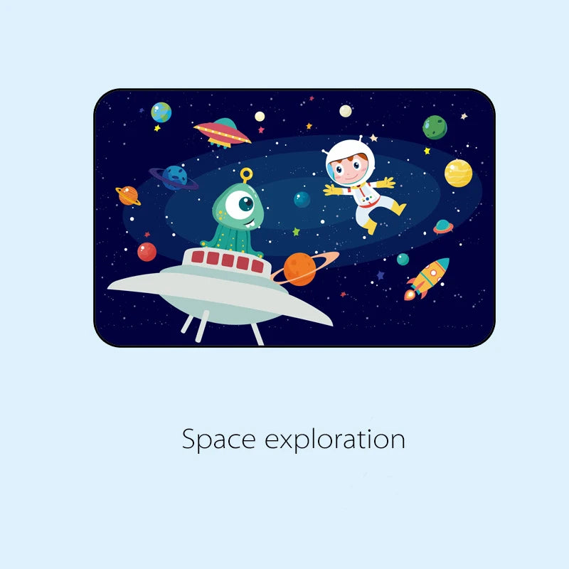 Magnetic UV Protect Curtain Side Window Sunshade Cover Universal Car Sun Shade Cover for Baby Kids Cute Cartoon Car Styling