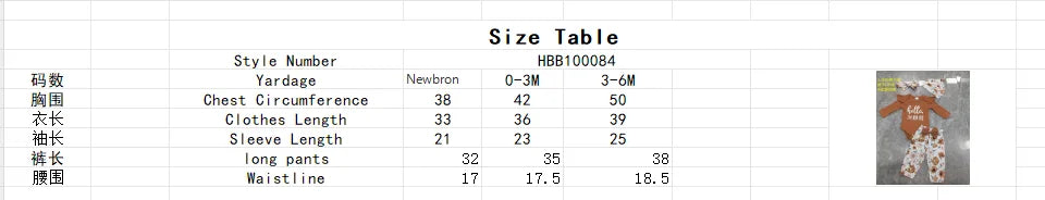 4PCS Autumn New Style Baby From 0 To 6 Months Casual Fashion, Multi-Color Pit Strip Letter Printed Hat Suit + Headscarf Hat