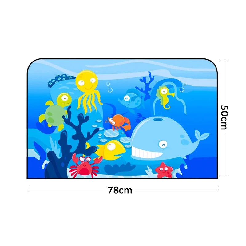 Magnetic UV Protect Curtain Side Window Sunshade Cover Universal Car Sun Shade Cover for Baby Kids Cute Cartoon Car Styling