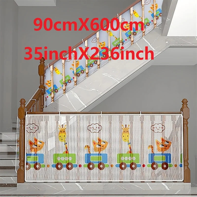 Child Safety Protective Net Multipurpose Durable Stair Balcony Banister Rail Guard Kids Stair Protection Safe Fine Mesh