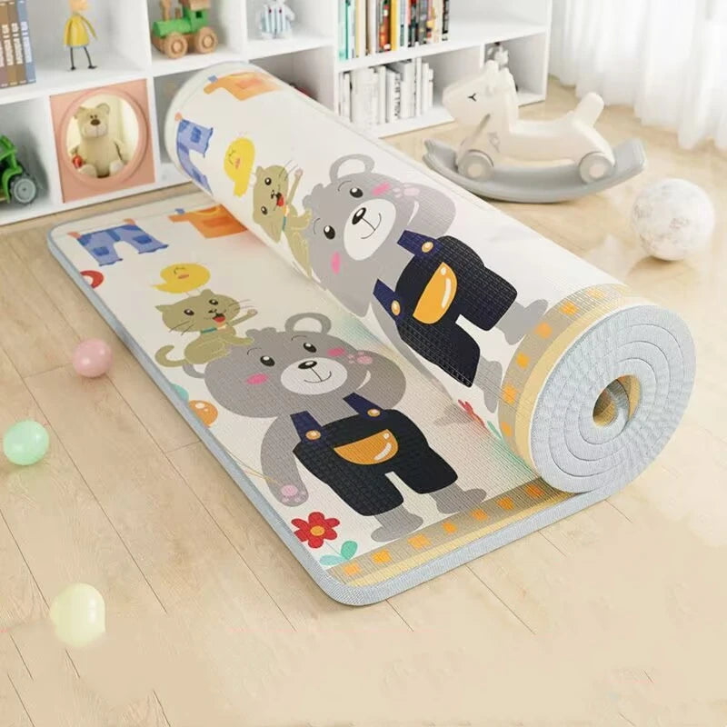 2 thickness options 5 Size Options Crawling Carpet Baby Play Mat Children Rug for Kids Educational Toys Soft Activity Game Floor