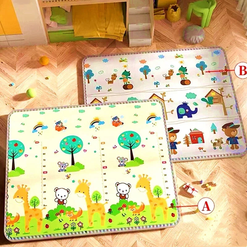 2 thickness options 5 Size Options Crawling Carpet Baby Play Mat Children Rug for Kids Educational Toys Soft Activity Game Floor