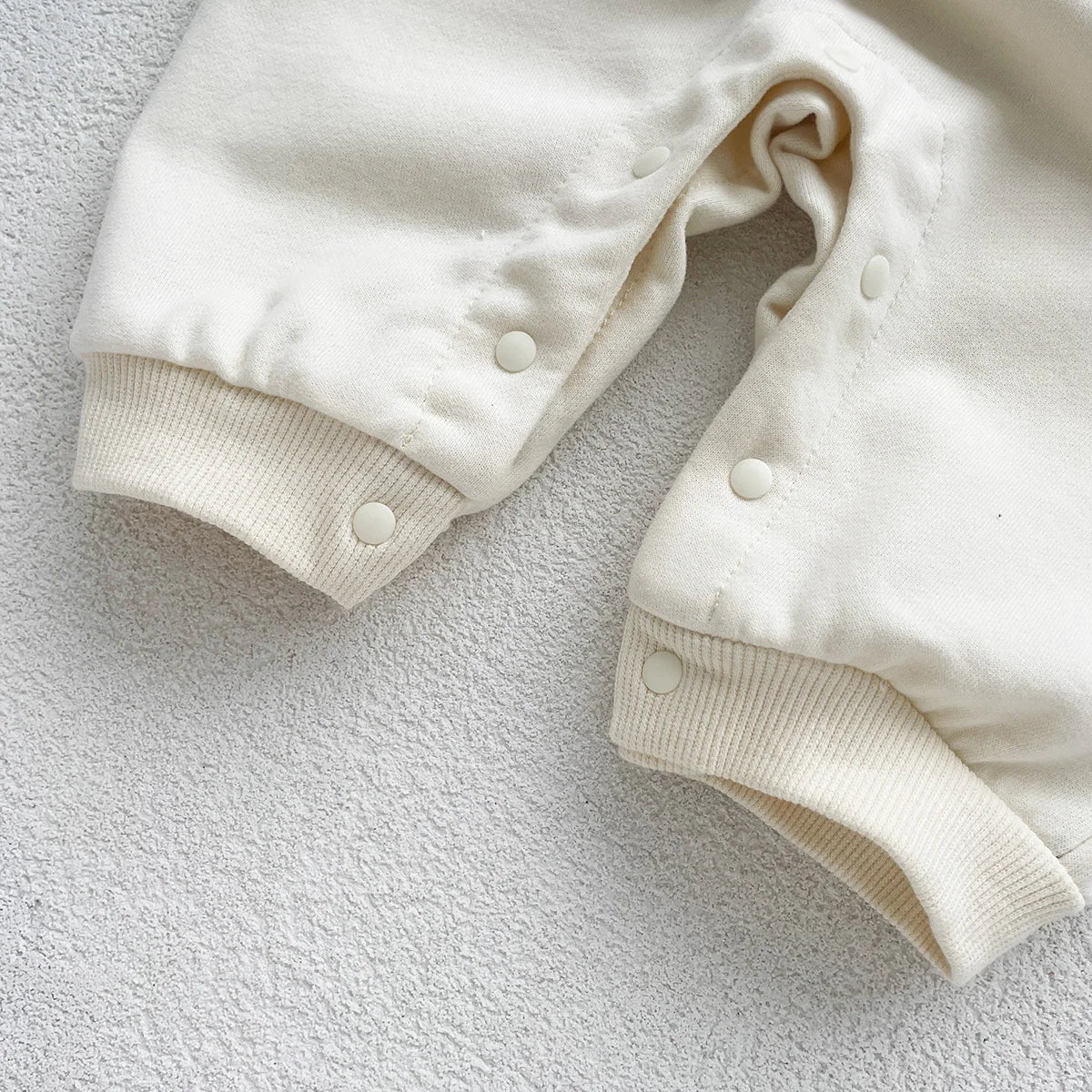 Autumn Baby Bodysuit Little Bear Pattern Dual Color Long Sleeve Warm Jumpsuit Baby Clothes Baby Boys Girls Romper 0-2 Years Old