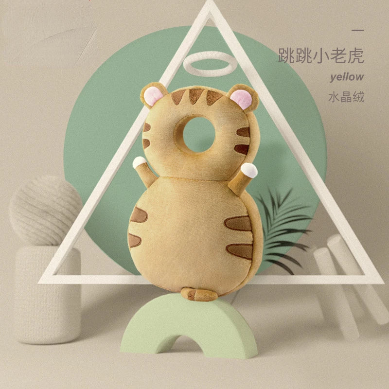 Newborn Headrest Security Pillows Backpack Toddler Baby Head Fall Protection Pad Cushion Cartoon Soft Security Pillows Backpack