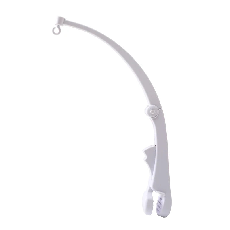 Baby Wooden Bed Bell Cartoon Rabbit Mobile Hanging Rattles Toy Hanger Crib Mobile Bed Bell Wood Toy Holder Arm Bracket Kid Gifts