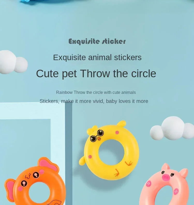 New Baby Toys 0-12 Montns Puzzle Pyramid Tower Cup Stacking Toys Montessori Educational Beach Kids Pool Bathtub Toy Kids Gift