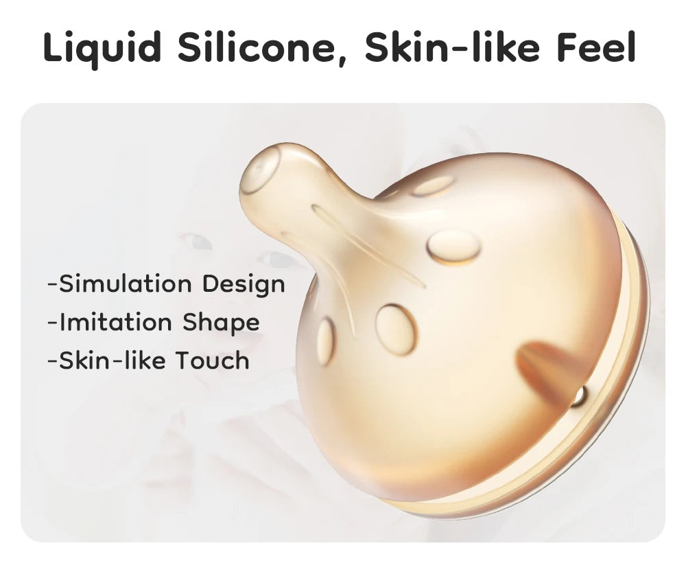 MAMIJOY  High boron silicon Glass milk bottle Wide caliber Newborn babies 0 to 6 months Glass milk bottle Anti-Colic BPA Free