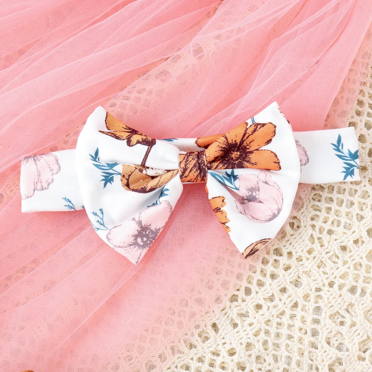 4PCS Autumn New Style Baby From 0 To 6 Months Casual Fashion, Multi-Color Pit Strip Letter Printed Hat Suit + Headscarf Hat