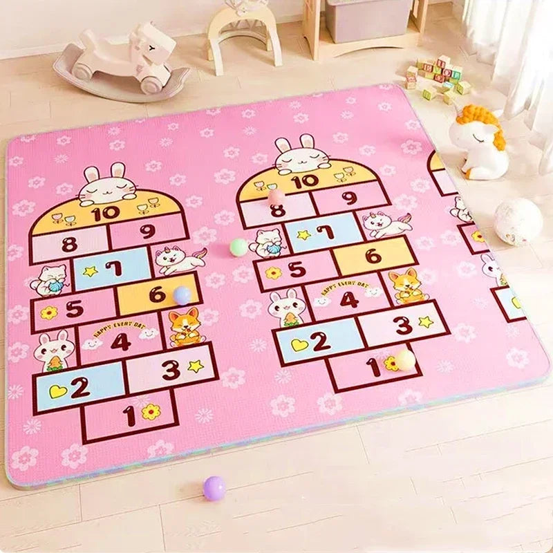 2 thickness options 5 Size Options Crawling Carpet Baby Play Mat Children Rug for Kids Educational Toys Soft Activity Game Floor