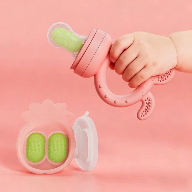 Baby Fruit Food Feeder and Mini Frozen Snack Tray Combo