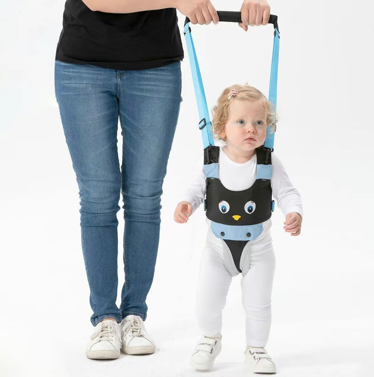 Baby Walking Harness, 1 Count Handheld Children's Walking Assistant, Toddler Walking Cart Safety Belt, Children's Walking Training Tool