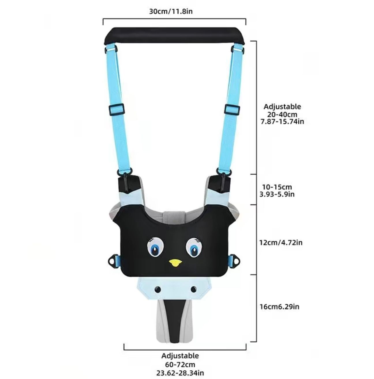 Baby Walking Harness, 1 Count Handheld Children's Walking Assistant, Toddler Walking Cart Safety Belt, Children's Walking Training Tool