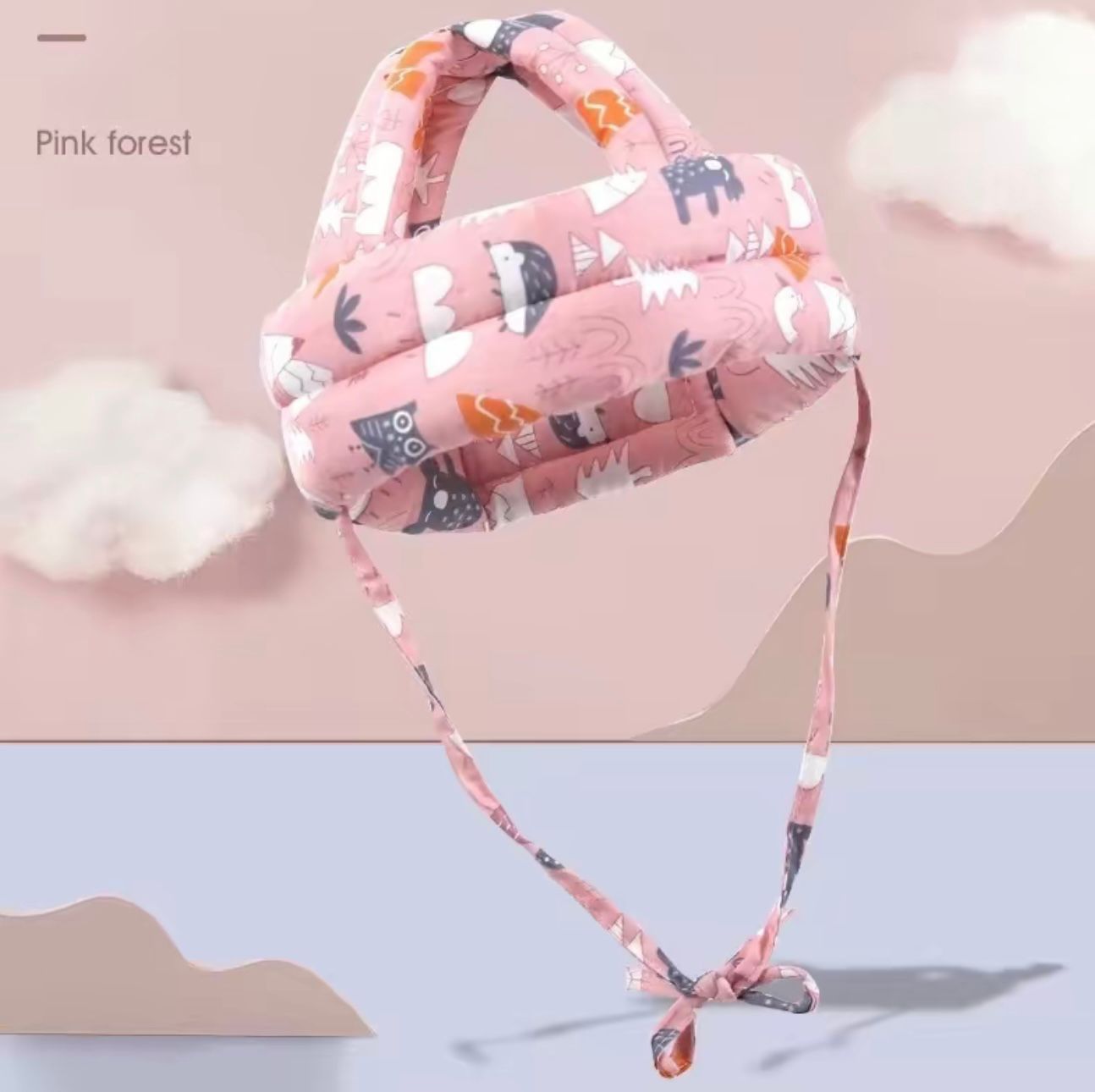 Adjustable Baby Safety Helmet: Soft Protective Head Guard for Walking & Crawling