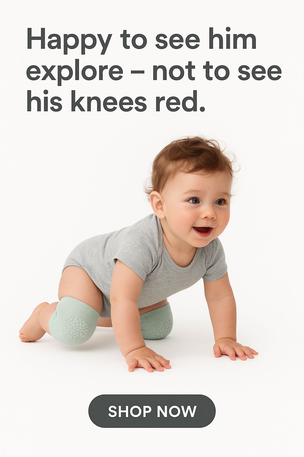 Pack x5 Big Dreams Soft Knee Pads for Crawling Babies- Anti-Slip Desing