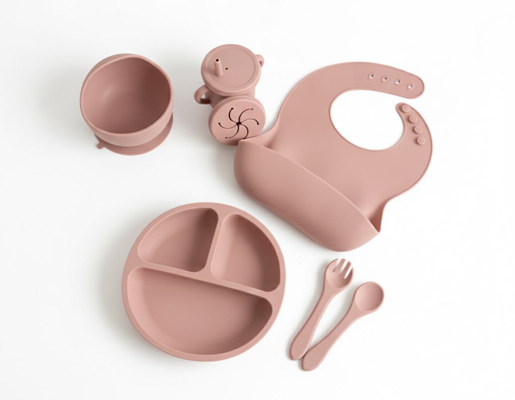 Complete Anti-Slip Suction Silicone Dinnerware Set for Toddlers (6-Piece)