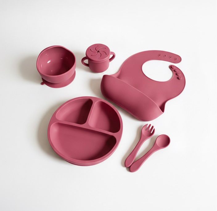 Complete Anti-Slip Suction Silicone Dinnerware Set for Toddlers (6-Piece)